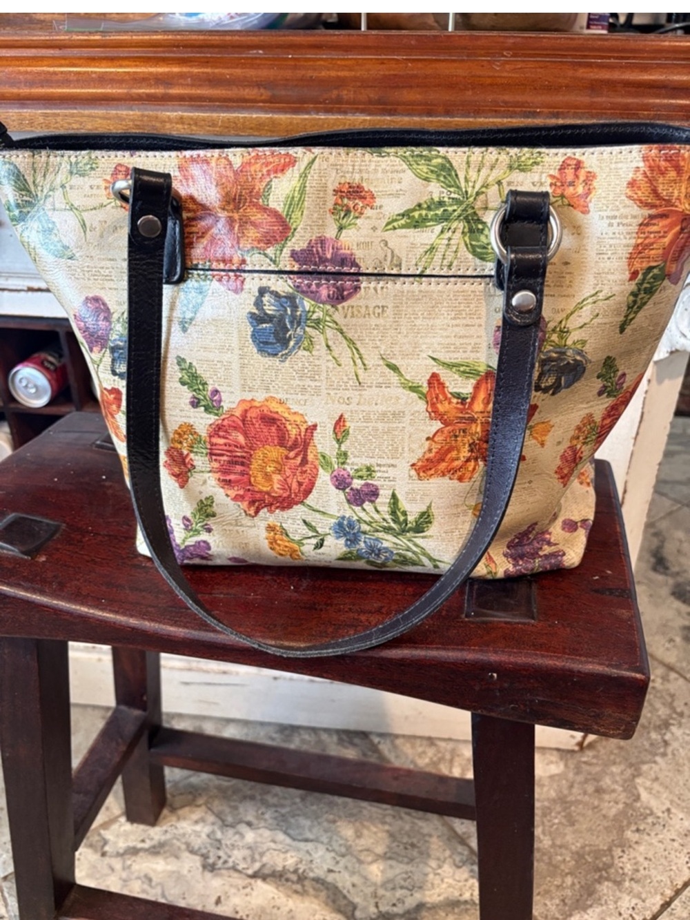 Patricia Nash Coated Canvas Silvi Travel Tote